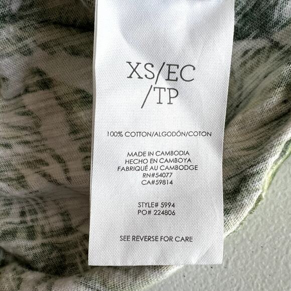 CAbi Mini Tunic Dress Women XS Paradise CoverUp Beach Resort Coastal Swim - Picture 8 of 9